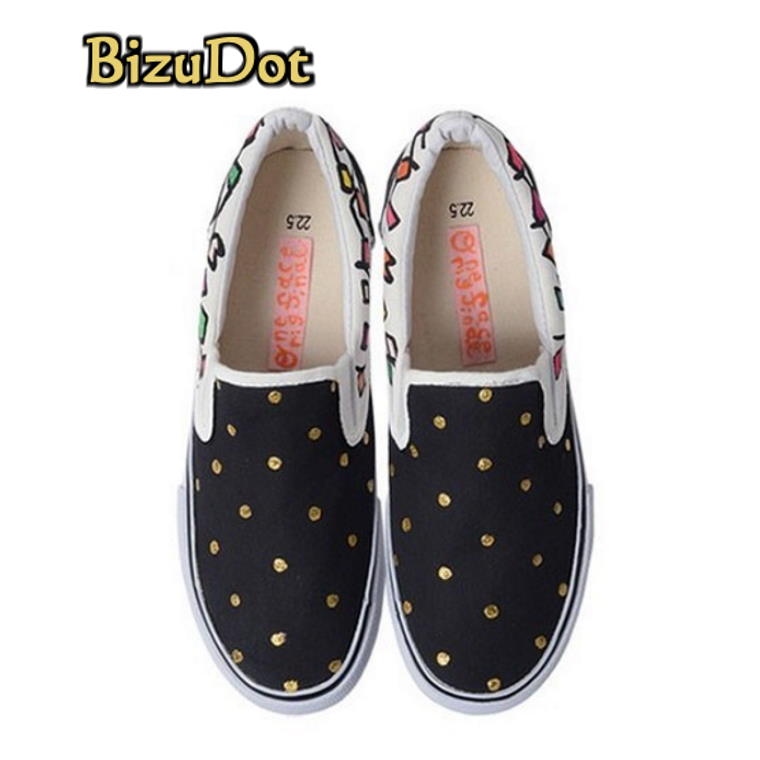 手描き スニーカー BizuDot（ビズドット） レディース メンズ ユニセックス ワイズ 2E 22.0～28.0cm【受注制作】