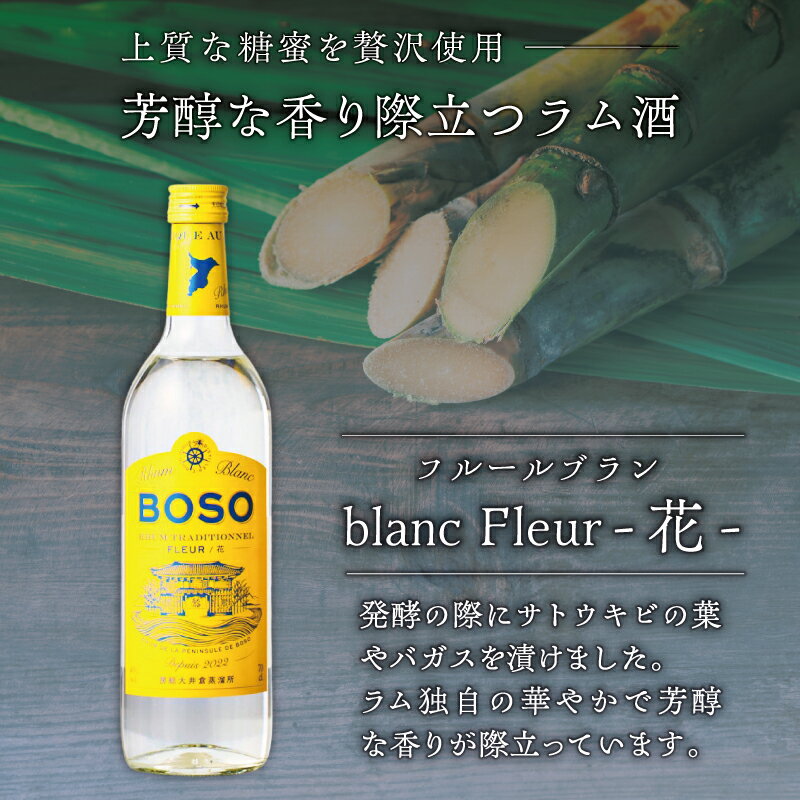 【ふるさと納税】 【選べる本数とセット】 BOSO Rhum blanc Agricole Soleil -太陽- 千葉県 南房総市 モラセス 糖蜜 お酒 ラム酒 飲料 ハイボール モヒート ラムコーク ダイキリ ラムカクテル アルコール 送料無料 サムネイル3