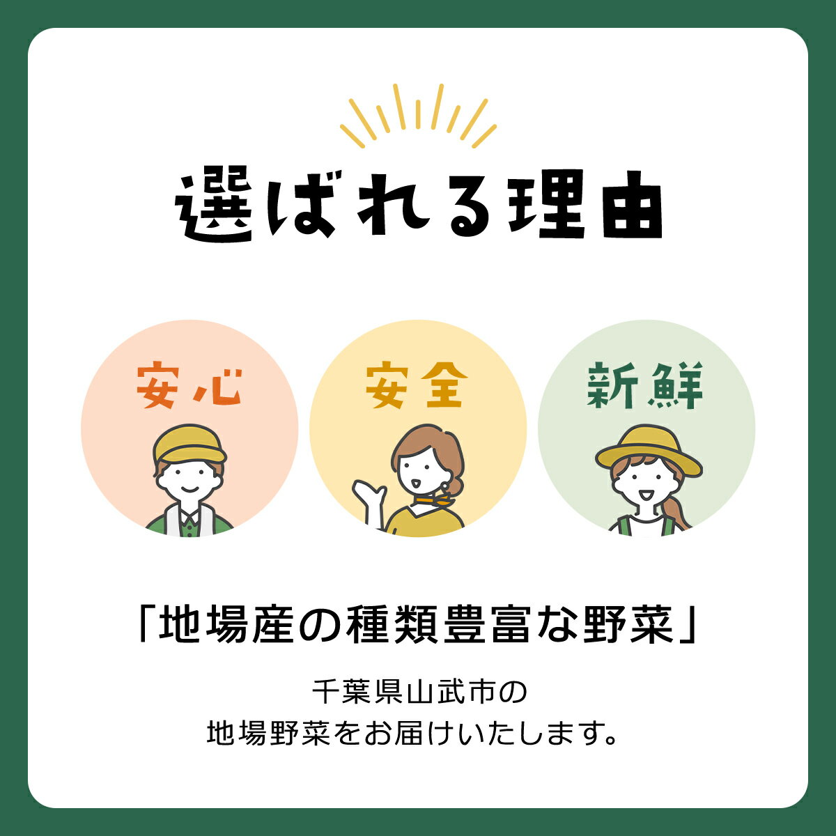 【ふるさと納税】 大地のたからばこセット（1箱） ／ 農産物 野菜 新鮮 旬 送料無料 千葉県 山武市 SMA002 - 画像3