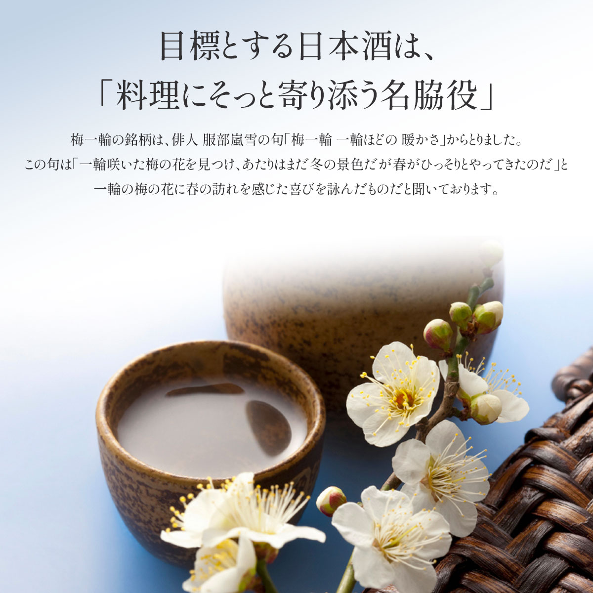 【ふるさと納税】鑑評品大吟醸　梅一輪 ／ お酒 日本酒 地酒 送料無料 千葉県 山武市 SMC001 サムネイル2