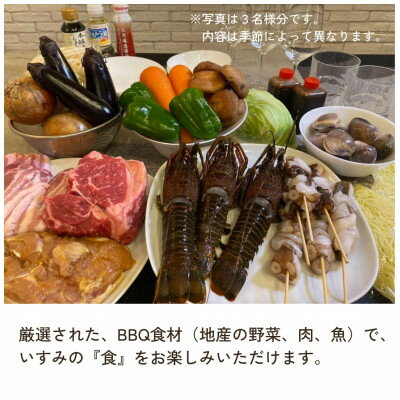 【ふるさと納税】贅沢海鮮BBQ1名様分付1棟貸切宿泊コース(最大5名ペット可)【1394130】 - 画像2