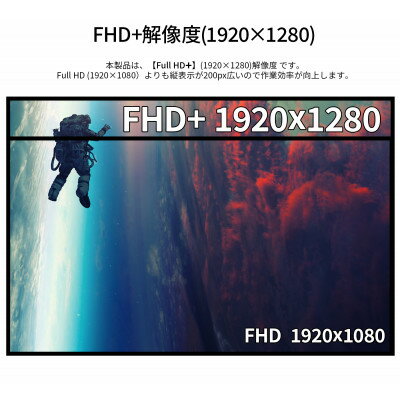 【ふるさと納税】液晶モニター(モバイルモニター) 10.5型ワイド　フルHD+(1920×1280)リファビッシュ品【1622923】 サムネイル3