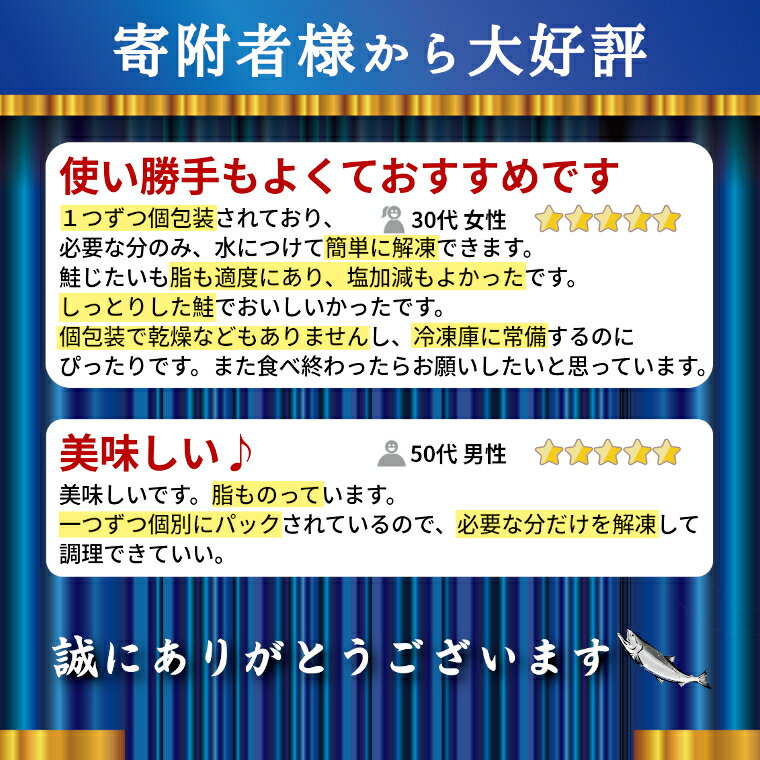 【ふるさと納税】鮭 切身三昧 (切身17枚)_ 美味しい 人気 鮭 サケ シャケ 魚 冷凍 弁当 【配送不可地域：離島】【1073885】 サムネイル3
