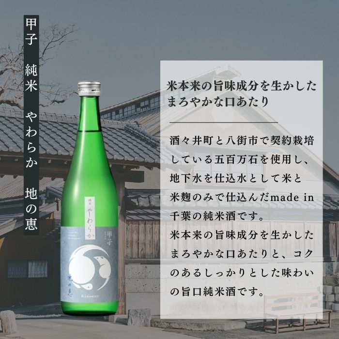 【ふるさと納税】 飯沼本家 日本酒 果実酒 飲み比べ4種セット 純米吟醸酒 純米酒 梅酒 ゆずリキュール 720ml 合計4本 日本酒 甲子政宗 梅酒 プレゼント 千葉 地酒 種類 人気 銘柄 飲み比べ 美味しい 酒々井 サムネイル3