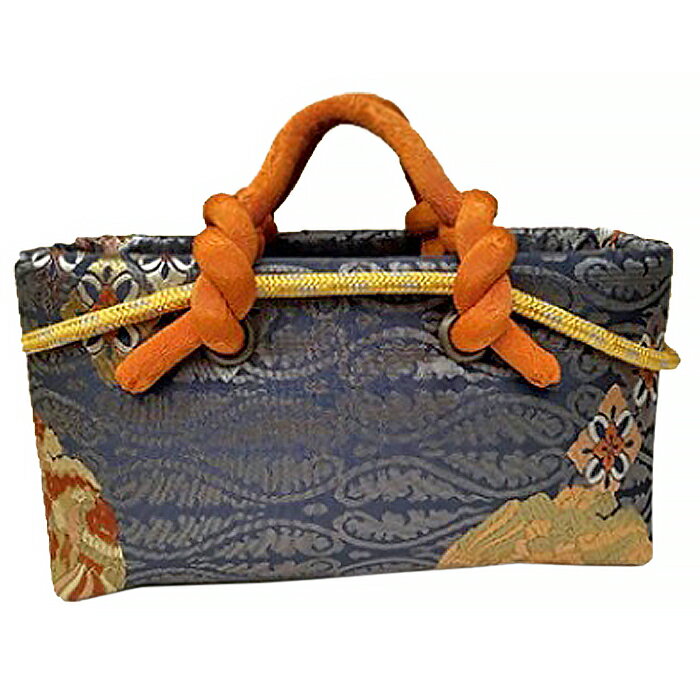 【ふるさと納税】 酒々井一閑張り かごバッグ（帯 唐織有職文様）【限定1個】 サムネイル2