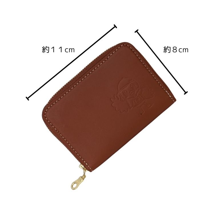 【ふるさと納税】 コジュリンくん　牛革　小銭入れ サムネイル3