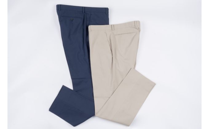 【ふるさと納税】ロロピアーナ ストレッチコットンチノパン＜ベージュ＞ ファッション 服 男性 メンズ 　お届け：お届けまで約6週間から8週間程かかります。ご了承ください。 サムネイル2