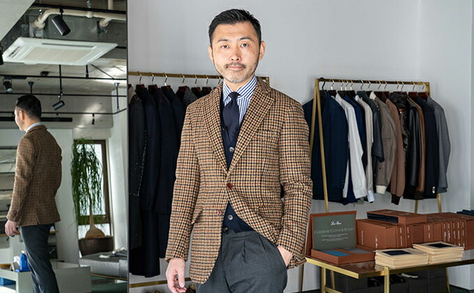 【ふるさと納税】ハリスツイードで仕立てるジャケットお仕立券 ファッション 服 男性 メンズ サムネイル3
