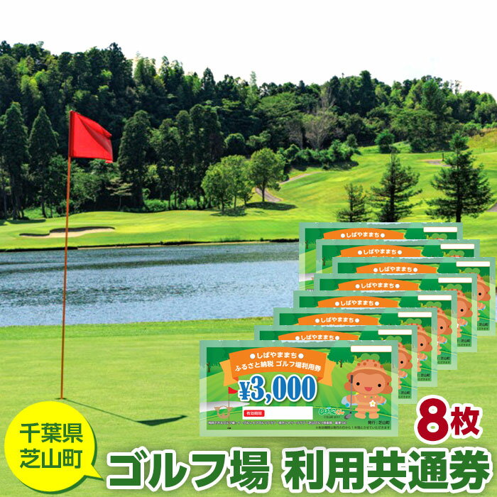 芝山町ゴルフ場利用券　8枚 ／ golf 芝山ゴルフ倶楽部 京カントリークラブ イーグルレイクゴルフクラブ 共通チケット アウトドア 施設利用券 スポーツ体験 大人の趣味 休日アクティビティ プレゼント用 実用的返礼券 趣味時間 送料無料 千葉県 No.008