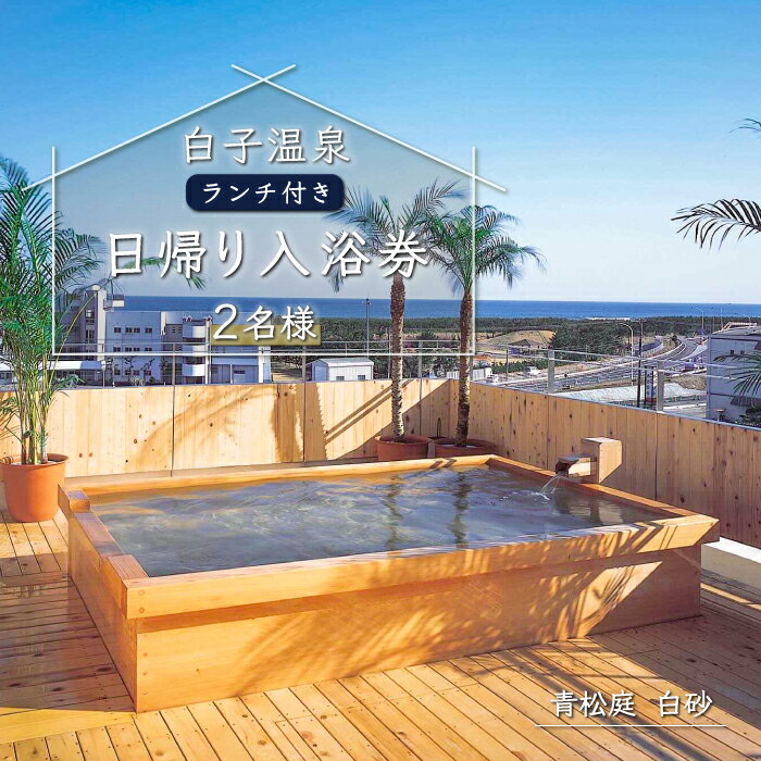 白子温泉ペア日帰り入浴券（ランチつき） ふるさと納税 温泉 日帰り 旅行 トラベル 入浴券 温泉券 チケット千葉県 白子町 贈答 送料無料 SHP007