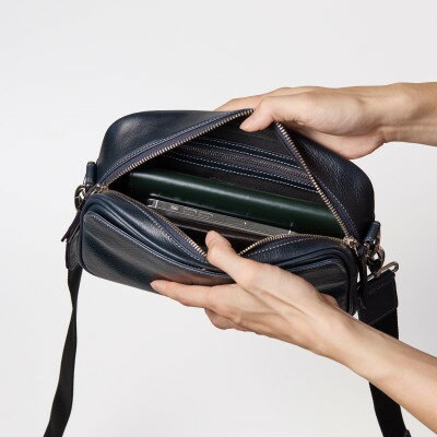 【ふるさと納税】【ココマイスター】COCOMEISTER ダーリントン LOGショルダー (ダークネイビー)【1679701】 サムネイル3