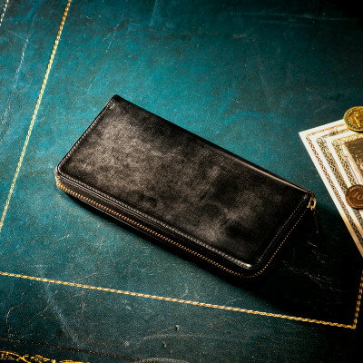 【ココマイスター】COCOMEISTER ブライドル グランドウォレット(ブラック)【1679705】