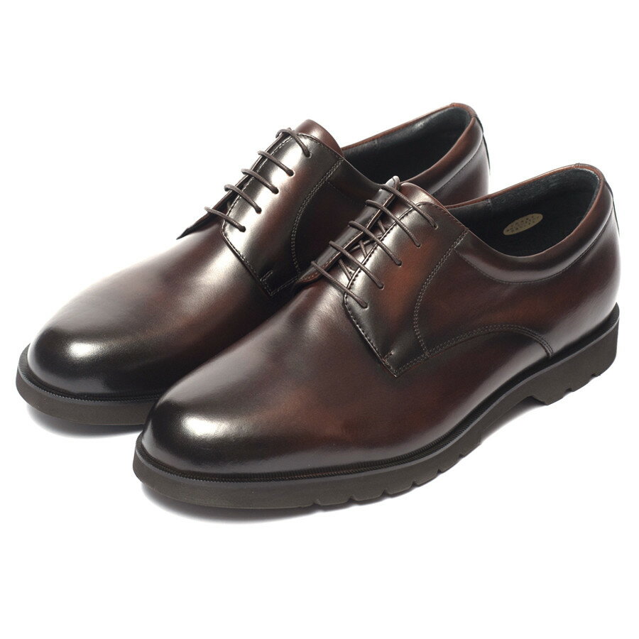 【ふるさと納税】【匠の靴】超軽量 幅広6E本革ビジネスシューズTT-24S 軽量 超軽量 革靴 プレーントゥ 外羽根 撥水加工 天然皮革 日本製 サムネイル3