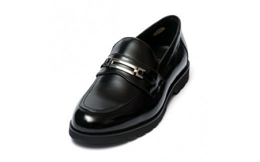 【ふるさと納税】【匠の靴】超軽量 幅広6E本革ビジネスシューズTT-27G 軽量 超軽量 革靴 ビット ローファー 撥水加工 天然皮革 日本製 サムネイル3