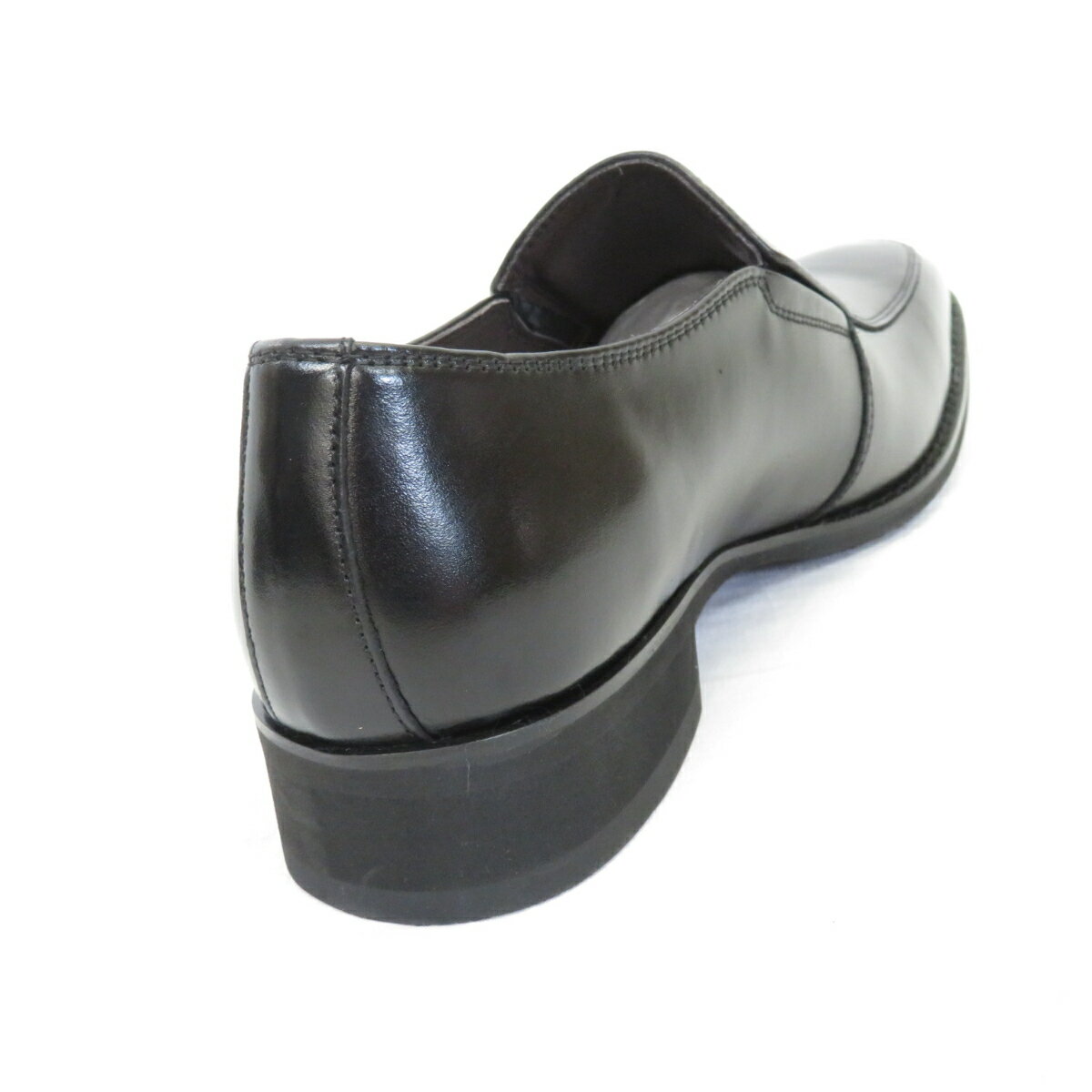 【ふるさと納税】【匠の靴】超軽量＆履き心地抜群な本格ビジネスシューズ サイドゴア スリッポン[AF-03] 軽量 超軽量 革靴 撥水加工 天然皮革 ブラック 黒 日本製 サムネイル3