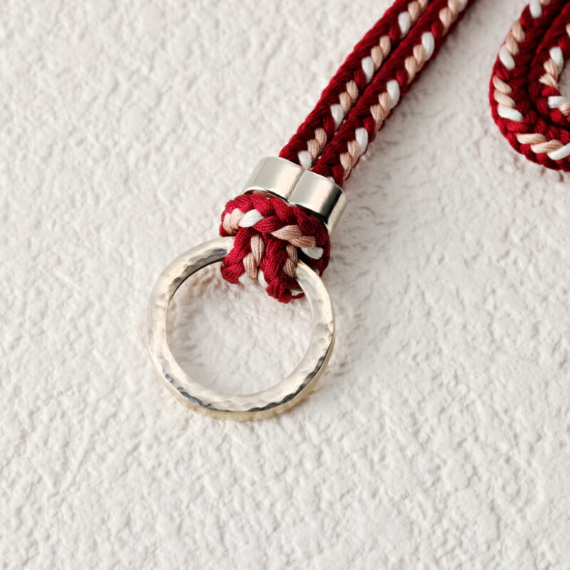 【ふるさと納税】組紐と銀器のネックペンダント ネックレス 銀 シルバー 銀製品 ペンダント アクセサリー 組紐 組み紐 工芸品 サムネイル3