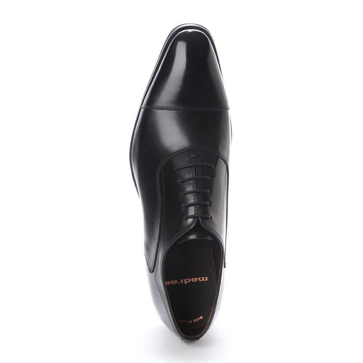 【ふるさと納税】madras(マドラス）紳士靴 M411 革靴 日本製 本革 レザー 天然皮革 ストレートチップ 内羽根 軽量 靴 メンズ ブラック ビジネス 通勤 通学 仕事 卒業 入学 サムネイル3