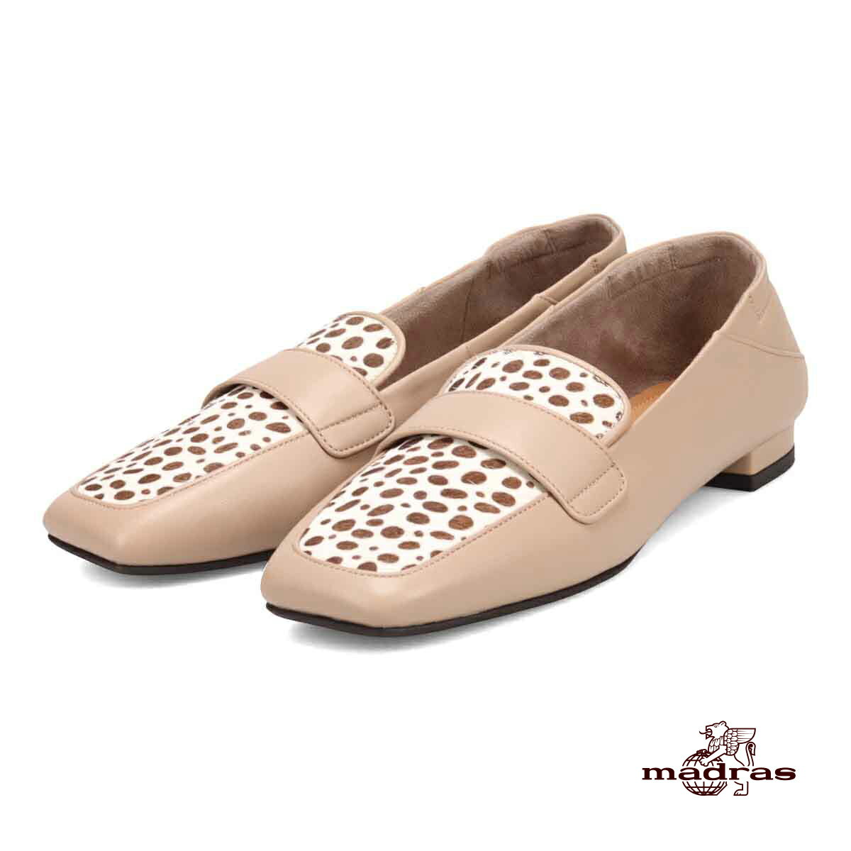 【ふるさと納税】100周年マドラス 婦人靴 超ソフトタッチで軽量のスクエアモカシューズ [MAL0041] モカパンプス バブーシュタイプ 2way レディース 革靴 婦人靴 本革 レザー 軽量 柔らかい 日本製 国産 スクエアトゥ 靴 女性用 プレゼント 通勤 仕事 サムネイル2