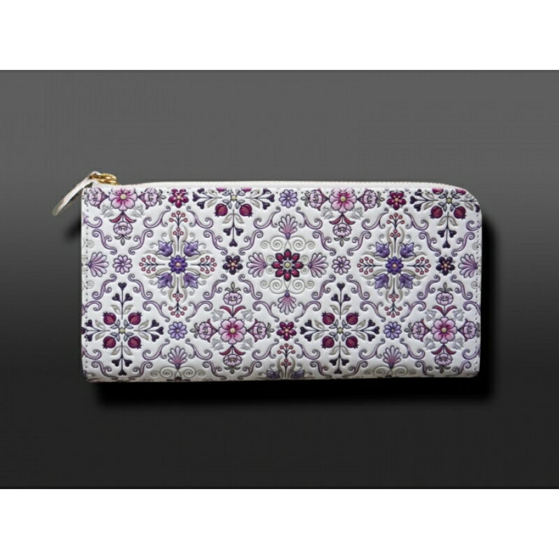 【ふるさと納税】【浅草文庫】L字長財布 オリエント柄 財布 薄い スリム 大容量 L字ファスナー 本革 牛革 レザー 日本製 国産 ハンドメイド ギフト メンズ レディース 贈り物 プレゼント サムネイル3