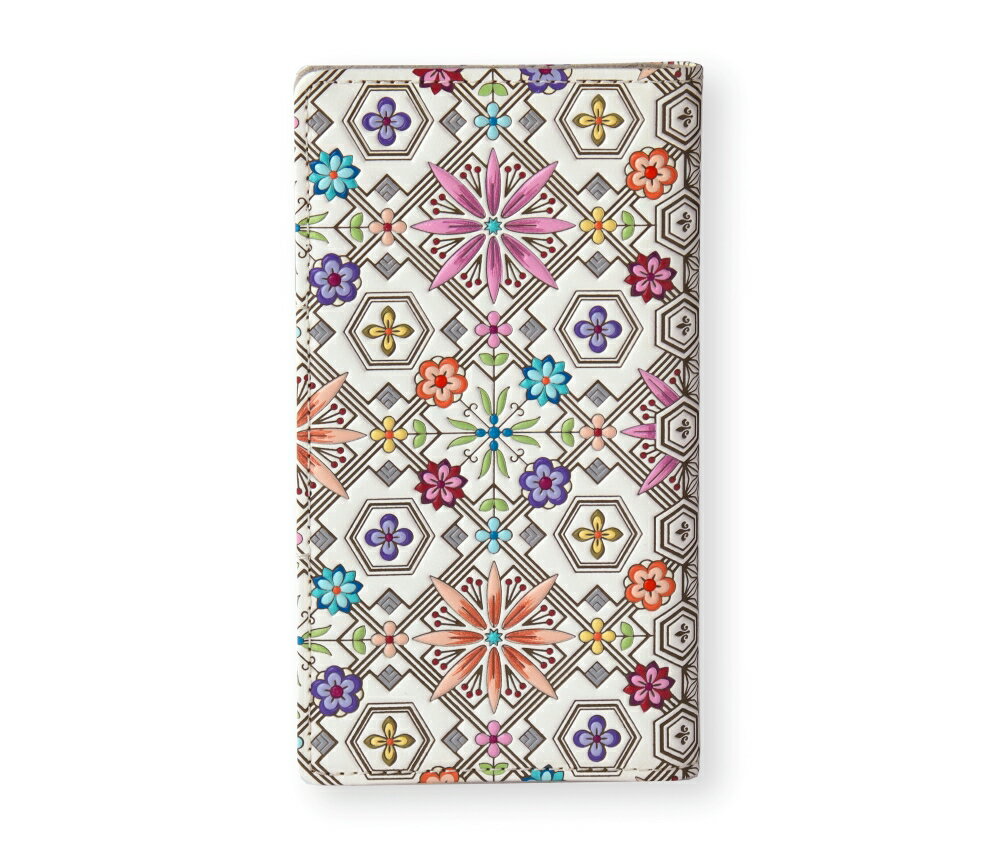 【ふるさと納税】【浅草文庫】スマホケース 花菱柄 ピンク ブルー 日用品 雑貨 apple アップル iPhone スマホ ケース カバー 手帳型 アイフォン android 本革 レザー 皮革 革 牛革 サムネイル3