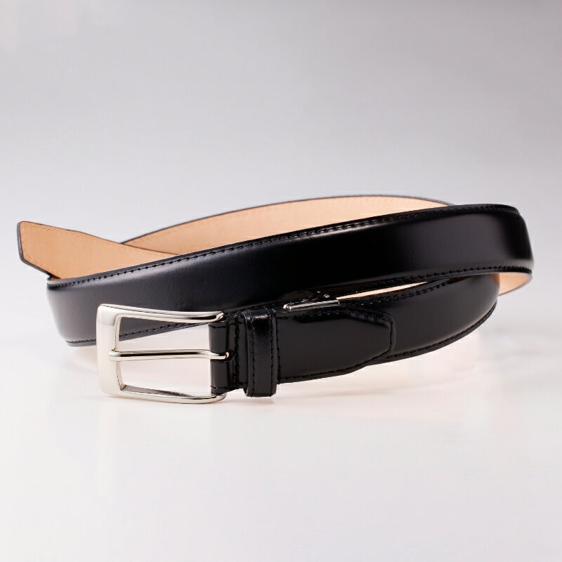 【ふるさと納税】[bell la bell] コードバンベルト 革ベルト メンズベルト ビジネスベルト 紳士ベルト カット サイズ調整 サムネイル2