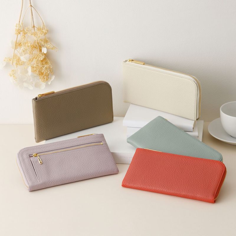 【ふるさと納税】【牛革】レディース長財布 [Lファスナー]（全5色）財布 長財布 革財布 レディース財布 サムネイル2