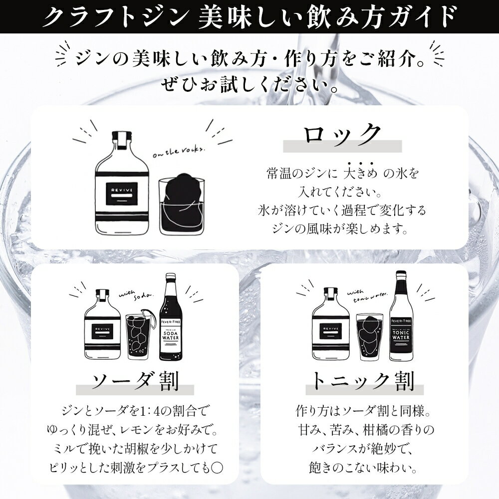 【ふるさと納税】REVIVE from Hoegaarden (リバイブ フロム ヒューガルデン) 375ml ジン クラフトジン お酒 BBQ 宅飲み 晩酌 お歳暮 ギフト 贈り物 プレゼント 人気 おすすめ 酒粕 エシカル・スピリッツ 東京都 台東区 サムネイル3