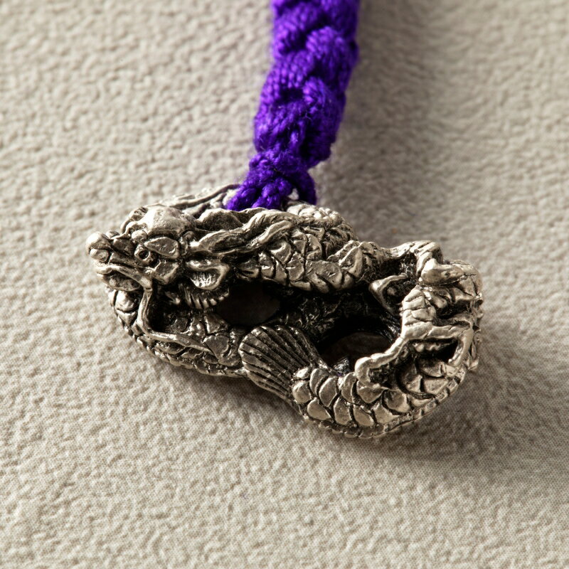 【ふるさと納税】[銀製] 斎藤美洲 干支根付 辰 工芸品 ハンドメイド 縁起物 御守 厄除け 開運招福 贈答 プレゼント サムネイル3