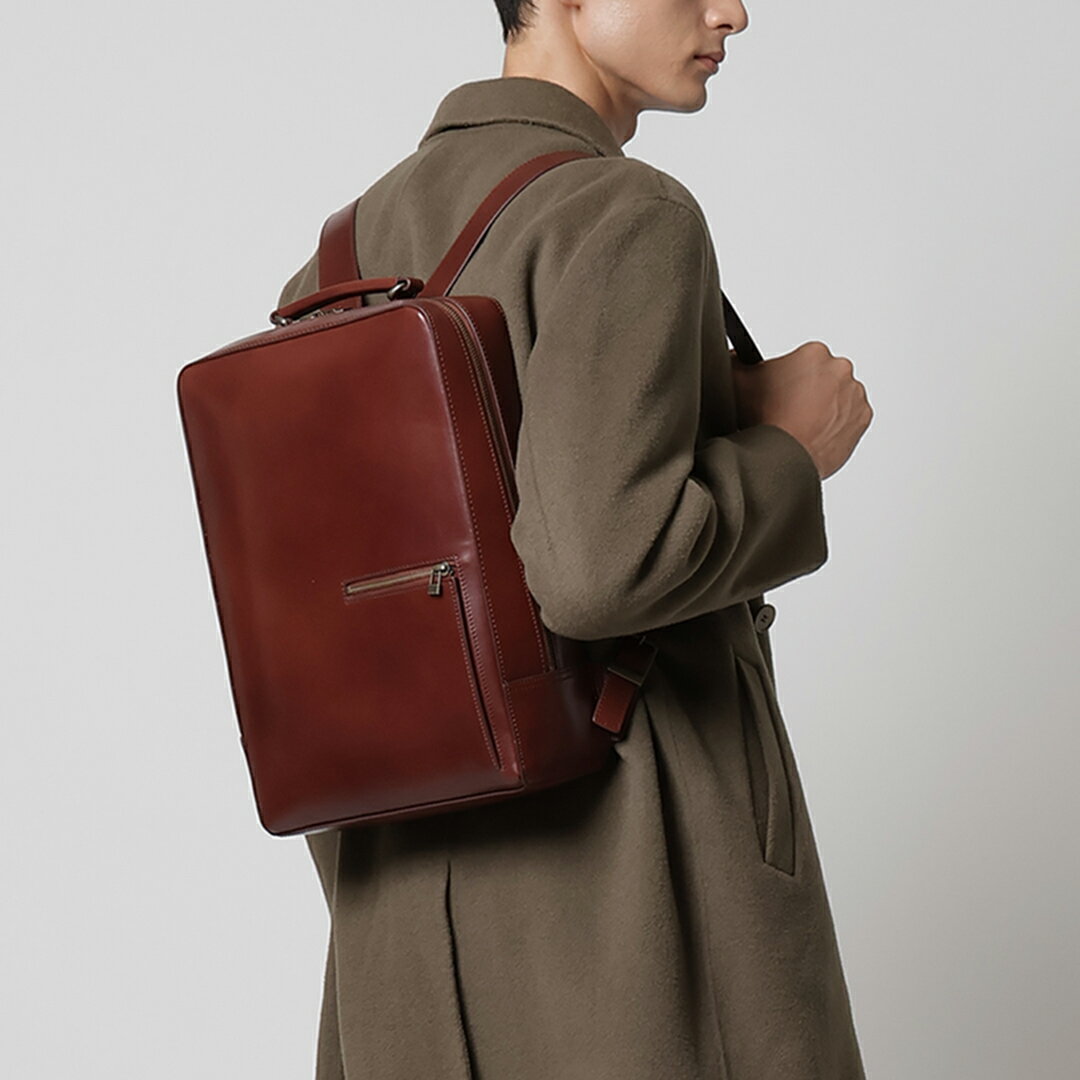 アンティーク スクエア バックパック リュック 鞄 ビジネス ギフト 贈答 プレゼント 革製品 マザーハウス MOTHER HOUSE