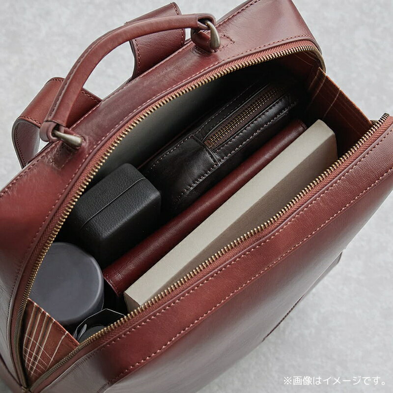 【ふるさと納税】アンティーク スクエア バックパック リュック 鞄 ビジネス ギフト 贈答 プレゼント 革製品 マザーハウス MOTHER HOUSE サムネイル3