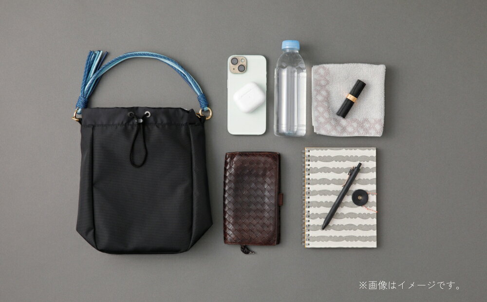 【ふるさと納税】【PARACO】ICHIRIバッグ・北斎 撥水 巾着 和柄 葛飾北斎 ショルダー ハンド バッグ サムネイル3