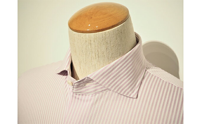 【ふるさと納税】丸和繊維工業 INDUSTYLE TOKYO 動体裁断 シャツ ロンストW ラベンダー ファッション 「すみだモダン」 サムネイル3