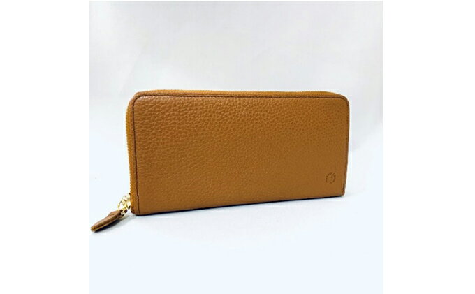 【ふるさと納税】長財布 IKI HOKUSAI キャメル メンズ メンズ財布 本革 革 レザー 日本製 財布 ラウンドファスナー 和風 レディース レディース財布 東京 東京都 墨田区 サムネイル2