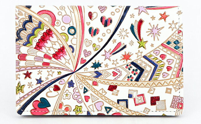 【ふるさと納税】パスケース グロッシーハート 文庫屋大関 名刺入れ カードホルダー 名刺ケース 名刺ホルダー カード入れ 定期入れ 定期ケース 雑貨 生活雑貨 小物 革小物 革製品 本革 日用品 民芸品 工芸品 東京 東京都 墨田区　お届け：発送可能時期より順次配送 サムネイル2