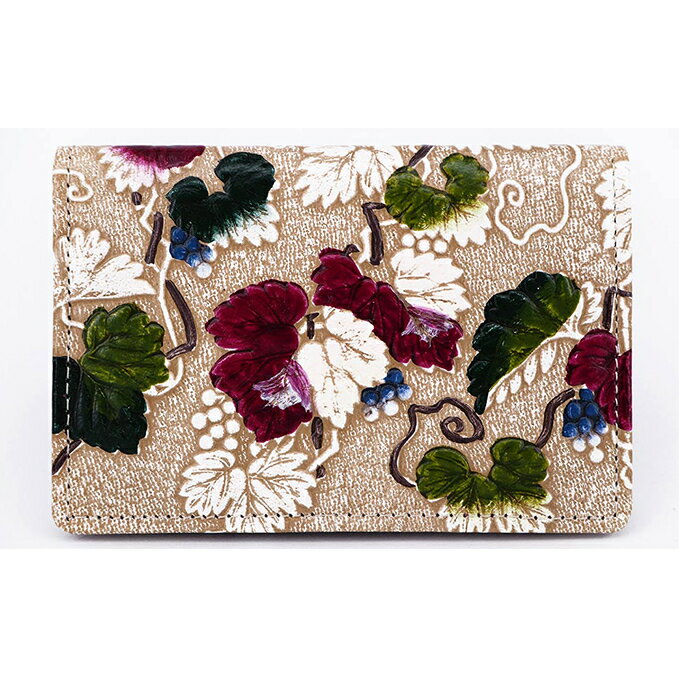 パスケース 野葡萄 文庫屋大関 名刺入れ カードホルダー 名刺ケース 名刺ホルダー カード入れ 定期入れ 定期ケース 雑貨 生活雑貨 小物 革小物 革製品 本革 日用品 民芸品 工芸品 東京 東京都 墨田区　お届け：発送可能時期より順次配送