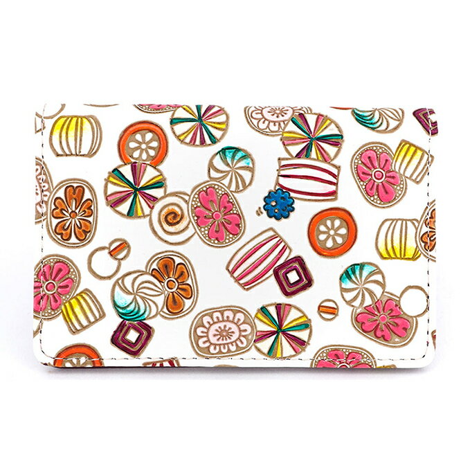 パスカードホルダー 飴 文庫屋大関 名刺入れ パスケース カードホルダー 定期入れ 革製品 革小物 大容量 ファッション小物 定期券入れ Suica入れ スイカケース パスモケース 日用品 雑貨 東京 東京都 墨田区　お届け：発送可能時期より順次配送