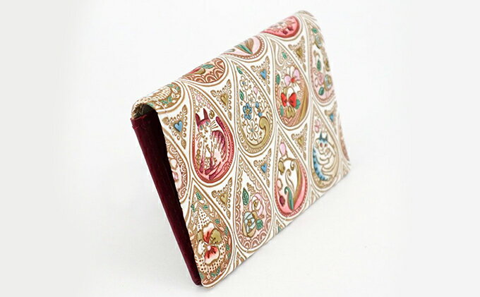 【ふるさと納税】パスケース 花と猫 ローズ 文庫屋大関 名刺入れ カードホルダー 名刺ケース 名刺ホルダー カード入れ 定期入れ 定期ケース 小物 革小物 革製品 革 民芸品 猫 猫グッズ 日本製 東京 東京都 墨田区　お届け：発送可能時期より順次配送 サムネイル3