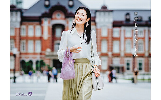 【ふるさと納税】〈Chaleur シャルール〉Ribbon marcheレース【S】サイズ ファッション かばん トートバッグ 手提げ サムネイル3