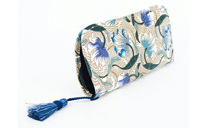 【ふるさと納税】【文庫屋大関】メガネケース　ノースガーデン＜ターコイズ＞【皮革工芸品】 ファッション小物 民芸品 　お届け：発送可能時期より順次配送 サムネイル3