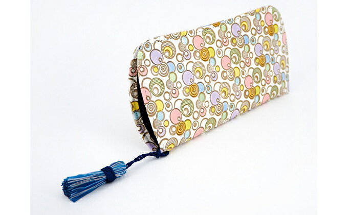 【ふるさと納税】【文庫屋大関】メガネケース　ポッピンソーダ【皮革工芸品】 ファッション小物 民芸品 　お届け：発送可能時期より順次配送 サムネイル3