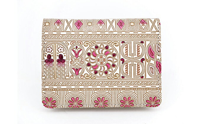 【ふるさと納税】【文庫屋大関】箱まち小銭入れ　アポロン＜ピンク＞【皮革工芸品】 ファッション小物 財布 民芸品 　お届け：発送可能時期より順次配送 サムネイル2