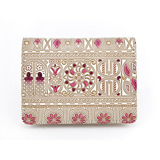 【文庫屋大関】箱まち小銭入れ　アポロン＜ピンク＞【皮革工芸品】 ファッション小物 財布 民芸品 　お届け：発送可能時期より順次配送