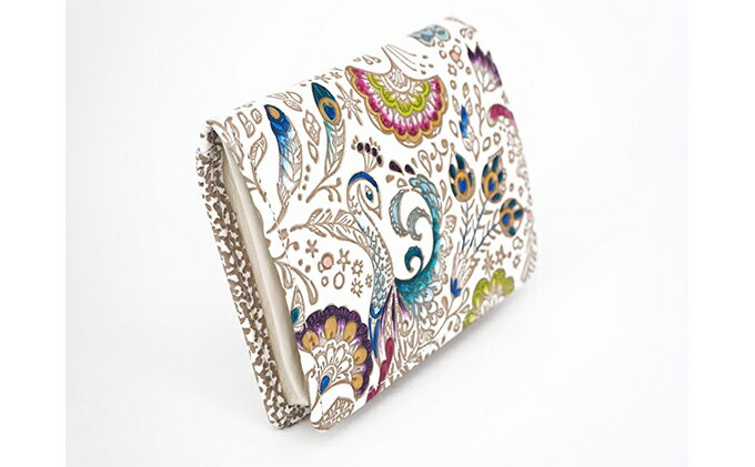 【ふるさと納税】【文庫屋大関】箱まち小銭入れ　孔雀【皮革工芸品】 ファッション小物 財布 民芸品 　お届け：発送可能時期より順次配送 サムネイル3