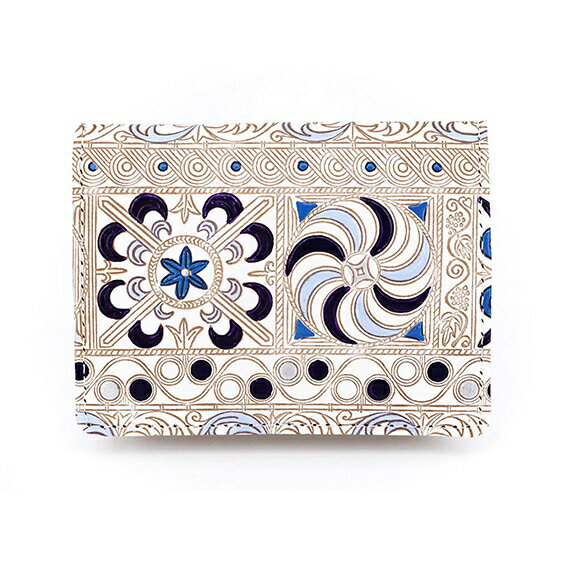 【文庫屋大関】箱まち小銭入れ　錦紗＜紫＞【皮革工芸品】 ファッション小物 財布 民芸品 　お届け：発送可能時期より順次配送