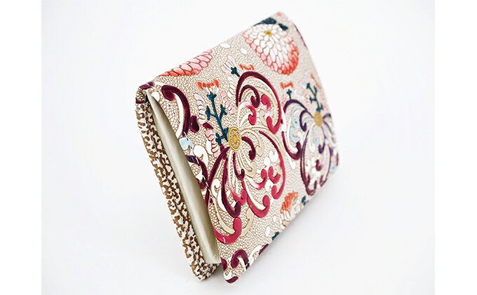 【ふるさと納税】箱まち 小銭入れ 乱菊 赤紫 文庫屋大関 コインケース ボックスコインケース 財布 おさいふ ウォレット 革製品 革小物 ファッション小物 小物入れ 日用品 雑貨 東京 東京都 墨田区　お届け：発送可能時期より順次配送 サムネイル3