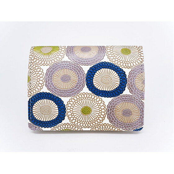 【文庫屋大関】箱まち小銭入れ　笠菊＜水明＞【皮革工芸品】 ファッション小物 財布 民芸品 　お届け：発送可能時期より順次配送