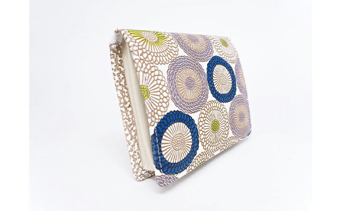 【ふるさと納税】【文庫屋大関】箱まち小銭入れ　笠菊＜水明＞【皮革工芸品】 ファッション小物 財布 民芸品 　お届け：発送可能時期より順次配送 サムネイル3