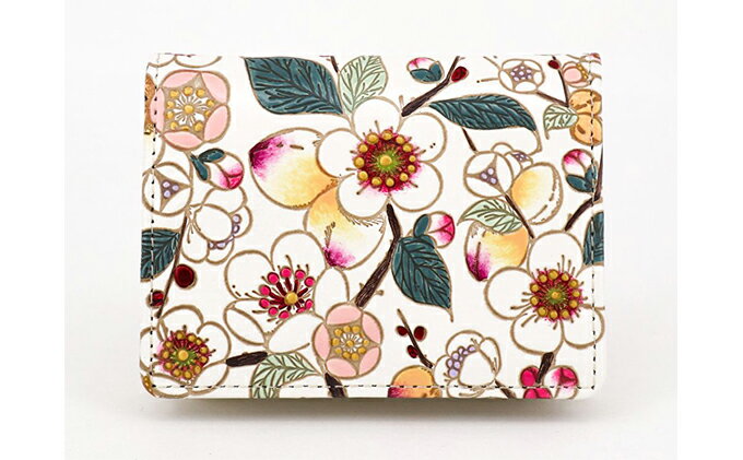 【ふるさと納税】【文庫屋大関】箱まち小銭入れ　梅花（メイホア）【皮革工芸品】 ファッション小物 財布 民芸品 　お届け：発送可能時期より順次配送 サムネイル2