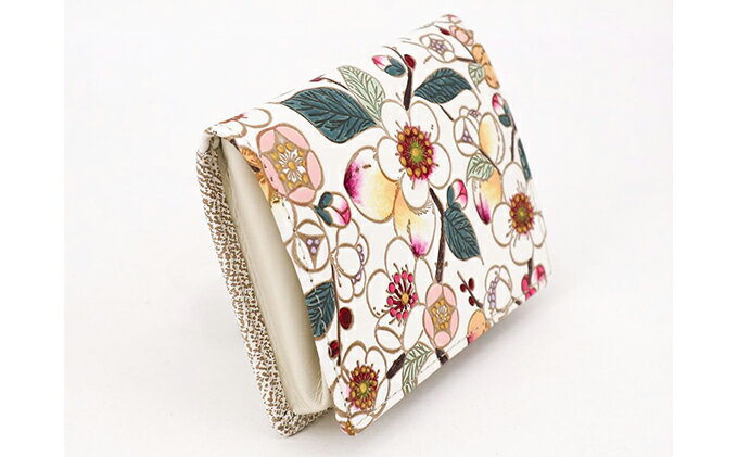 【ふるさと納税】【文庫屋大関】箱まち小銭入れ　梅花（メイホア）【皮革工芸品】 ファッション小物 財布 民芸品 　お届け：発送可能時期より順次配送 サムネイル3