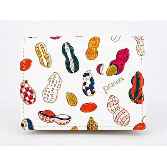 【文庫屋大関】箱まち小銭入れ　ピーナッツ【皮革工芸品】 ファッション小物 財布 民芸品 　お届け：発送可能時期より順次配送